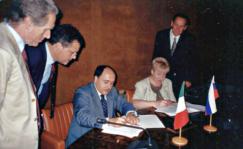 Mosca - Firma accordo bilaterale