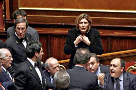 Senato della Repubblica - Confronto acceso